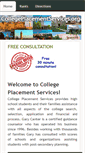 Mobile Screenshot of collegeplacementservices.org